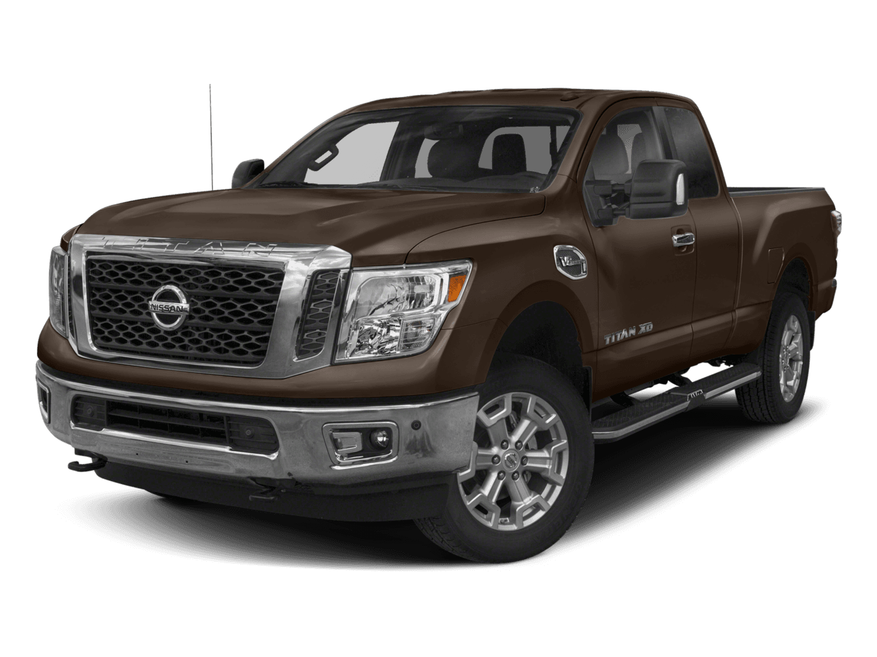 2018 Nissan Titan XD SV - Front 3/4, facing to the left