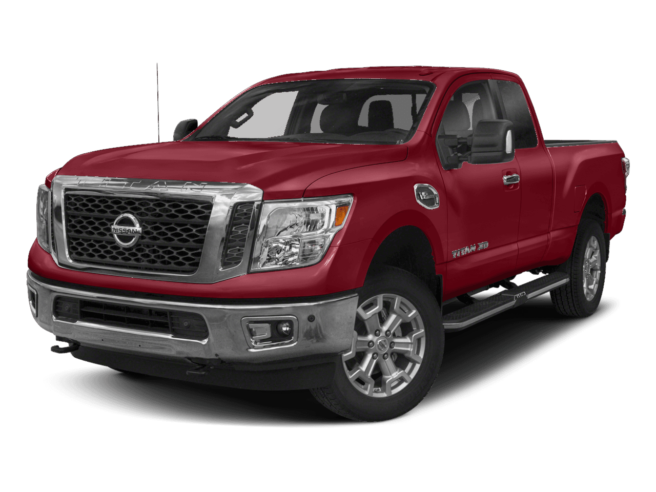 2018 Nissan Titan XD SV - Front 3/4, facing to the left