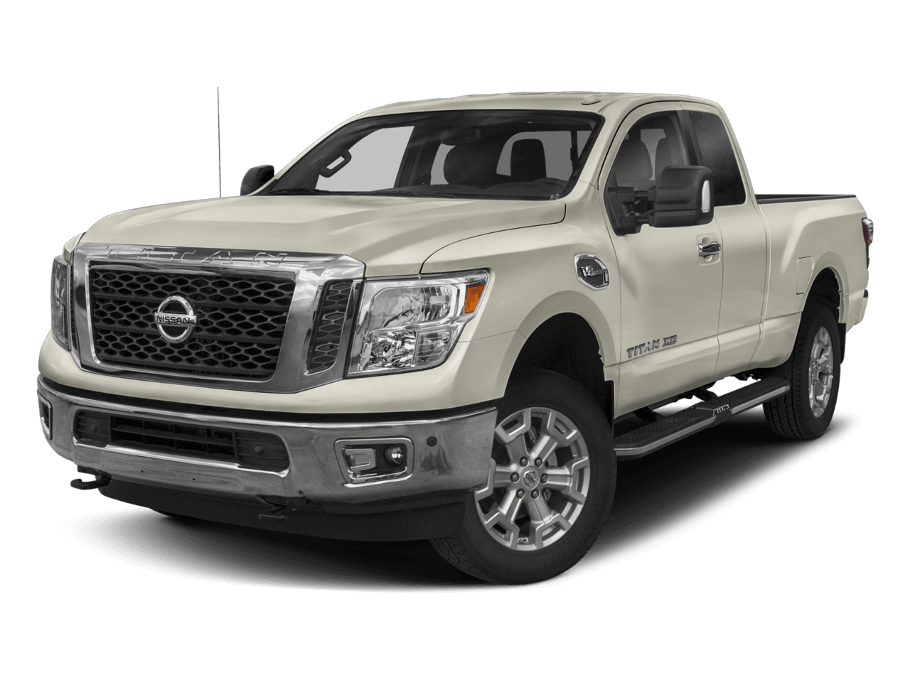 2018 Nissan Titan XD SV - Front 3/4, facing to the left