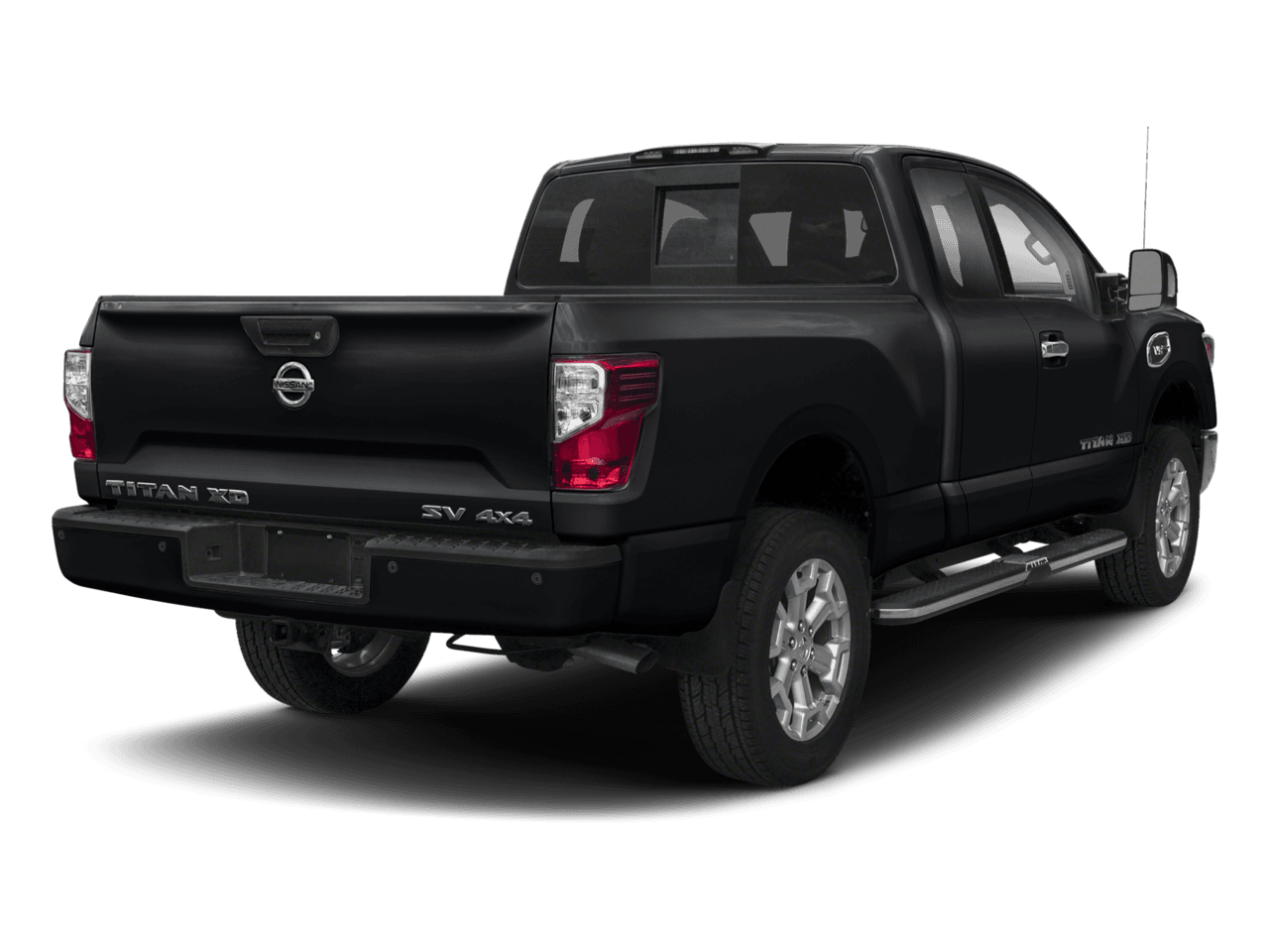2018 Nissan Titan XD SV - Rear 3/4, facing to the right