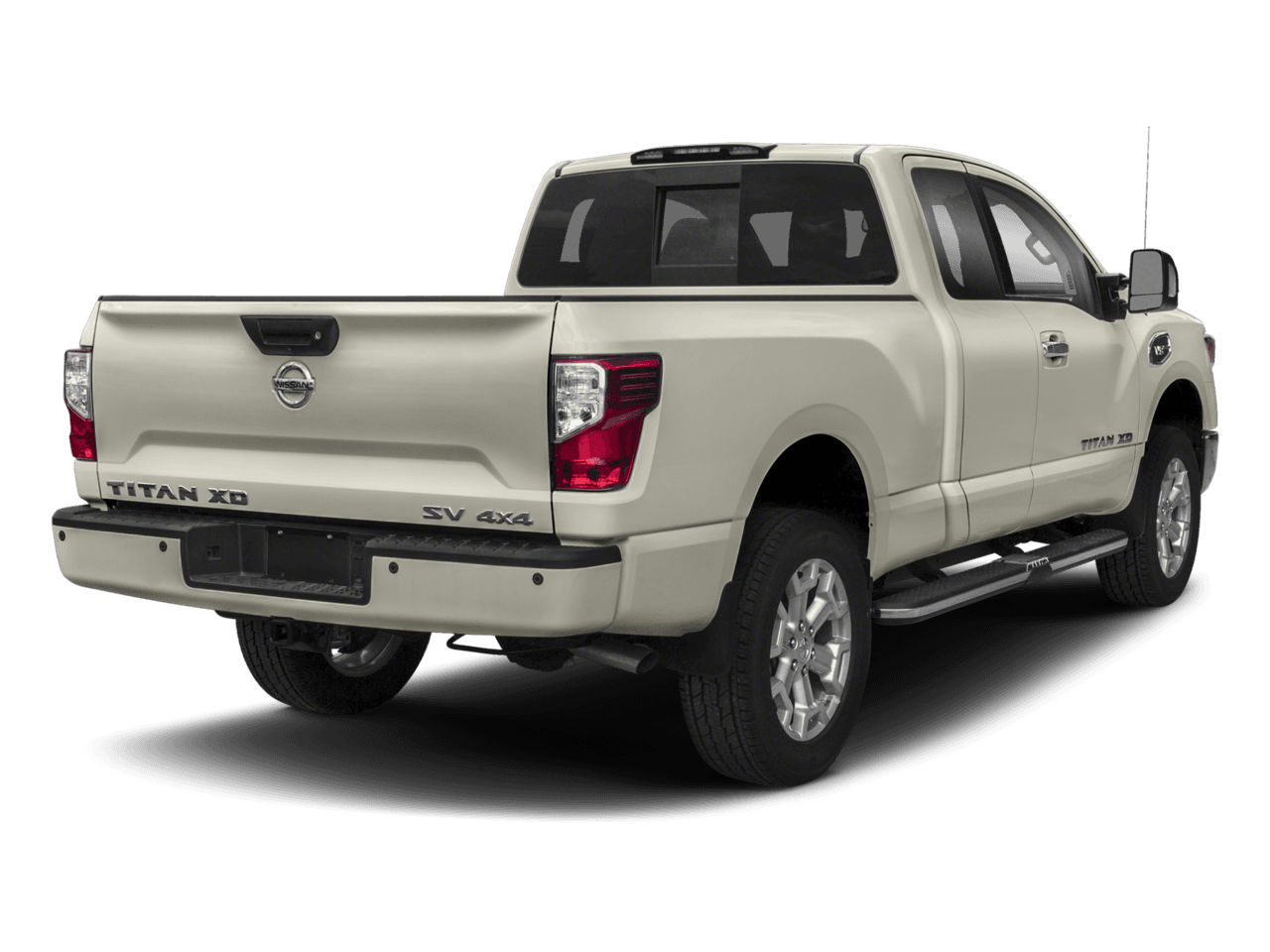 2018 Nissan Titan XD SV - Rear 3/4, facing to the right