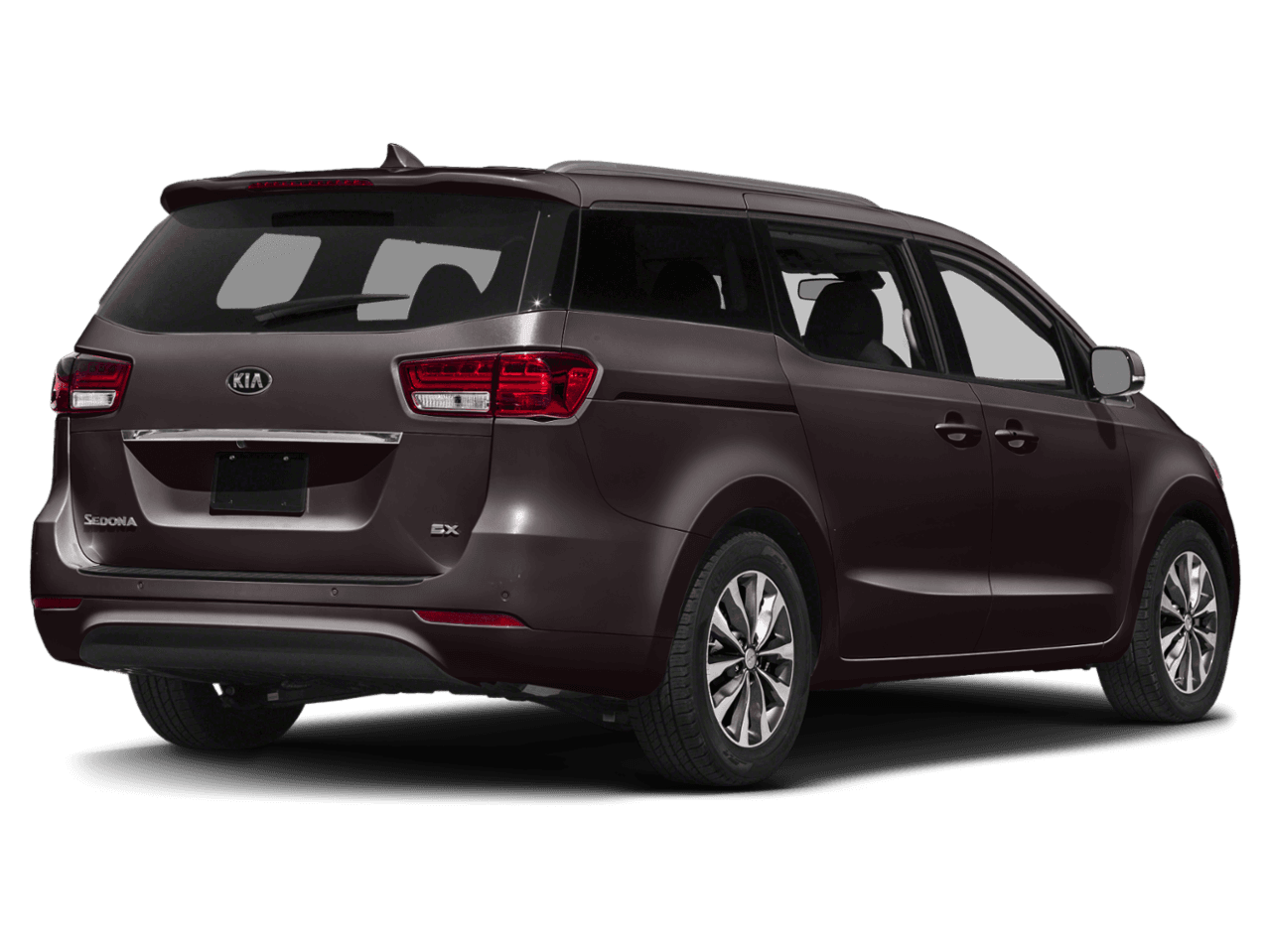 2018 Kia Sedona SX - Rear 3/4, facing to the right