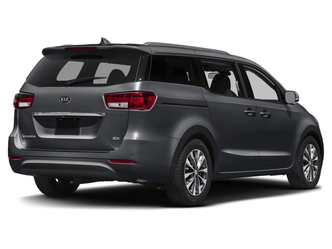 2018 Kia Sedona SX - Rear 3/4, facing to the right