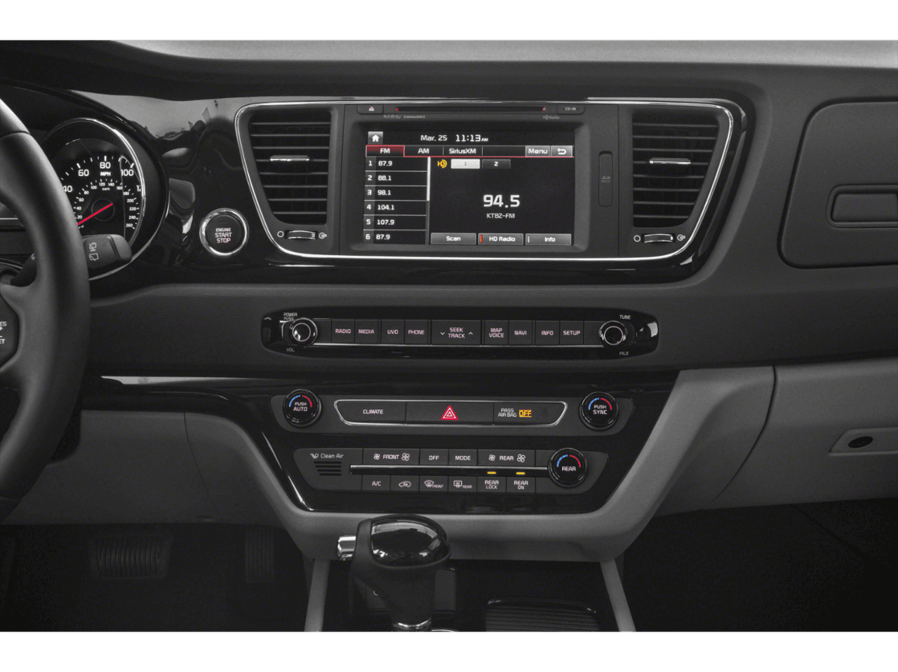 2018 Kia Sedona SX - Interior Stereo System