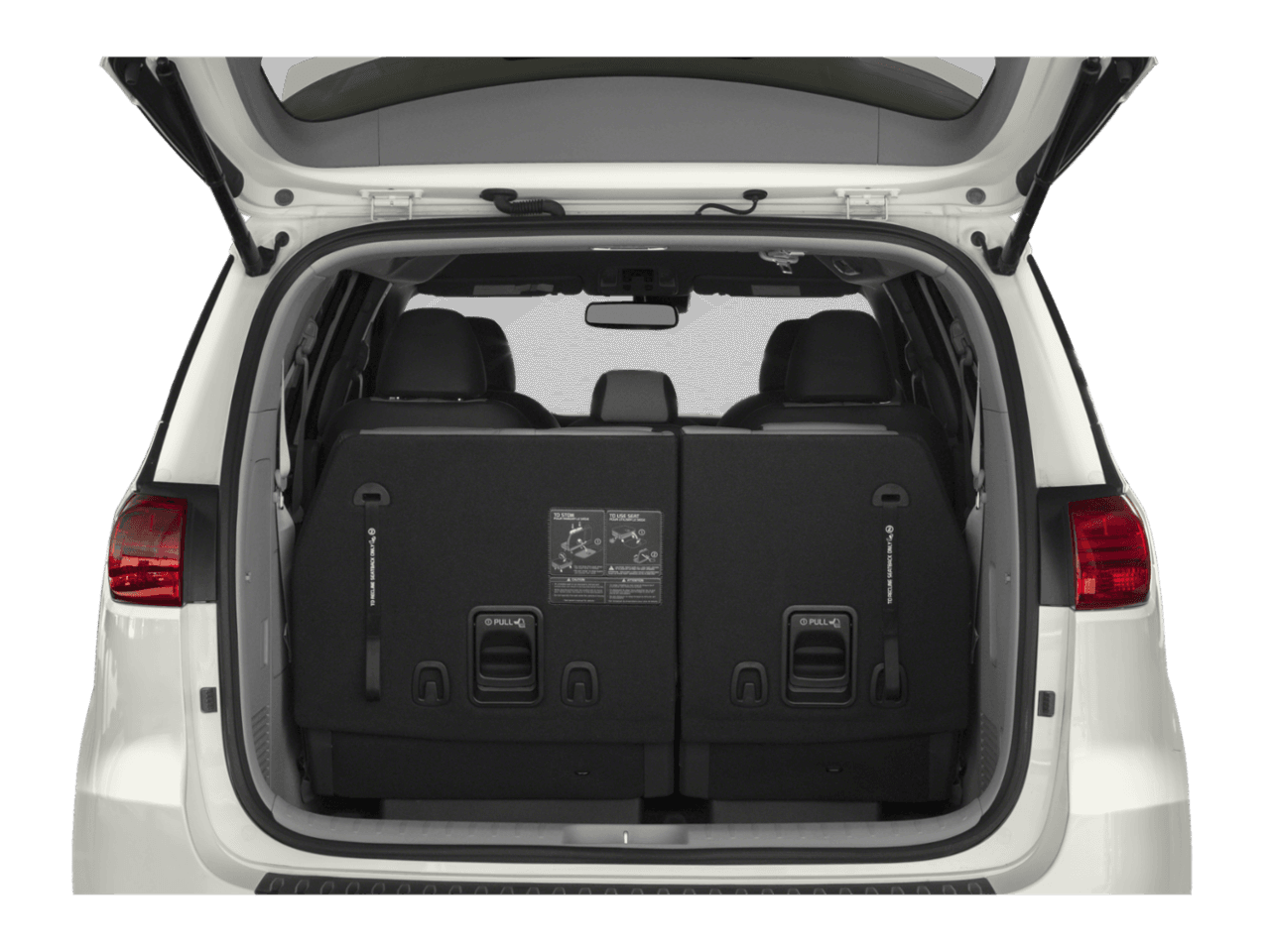 2018 Kia Sedona SX - Interior Trunk with Hatch Open Feature