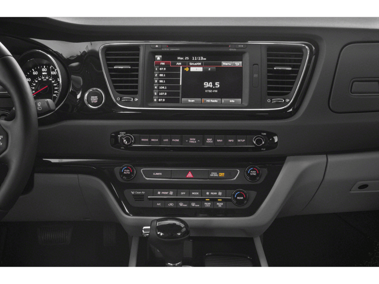 2018 Kia Sedona SX-L - Interior Stereo System