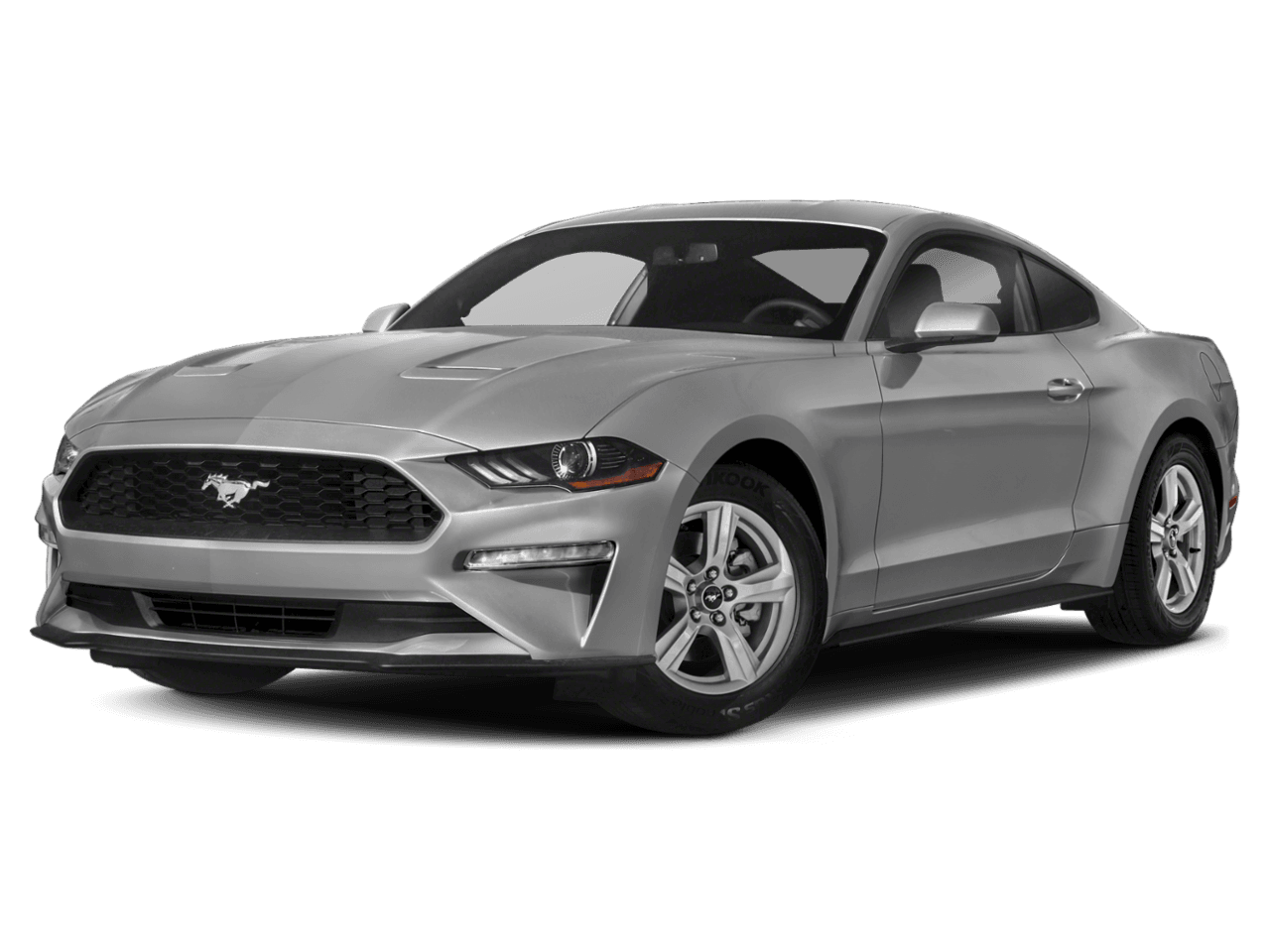 2018 Ford Mustang EcoBoost Fastback - Front 3/4, facing to the left