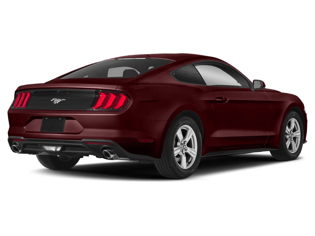2018 Ford Mustang EcoBoost Fastback - Rear 3/4, facing to the right