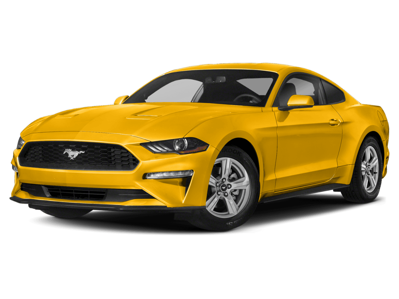 2018 Ford Mustang EcoBoost Premium Fastback - Front 3/4, facing to the left
