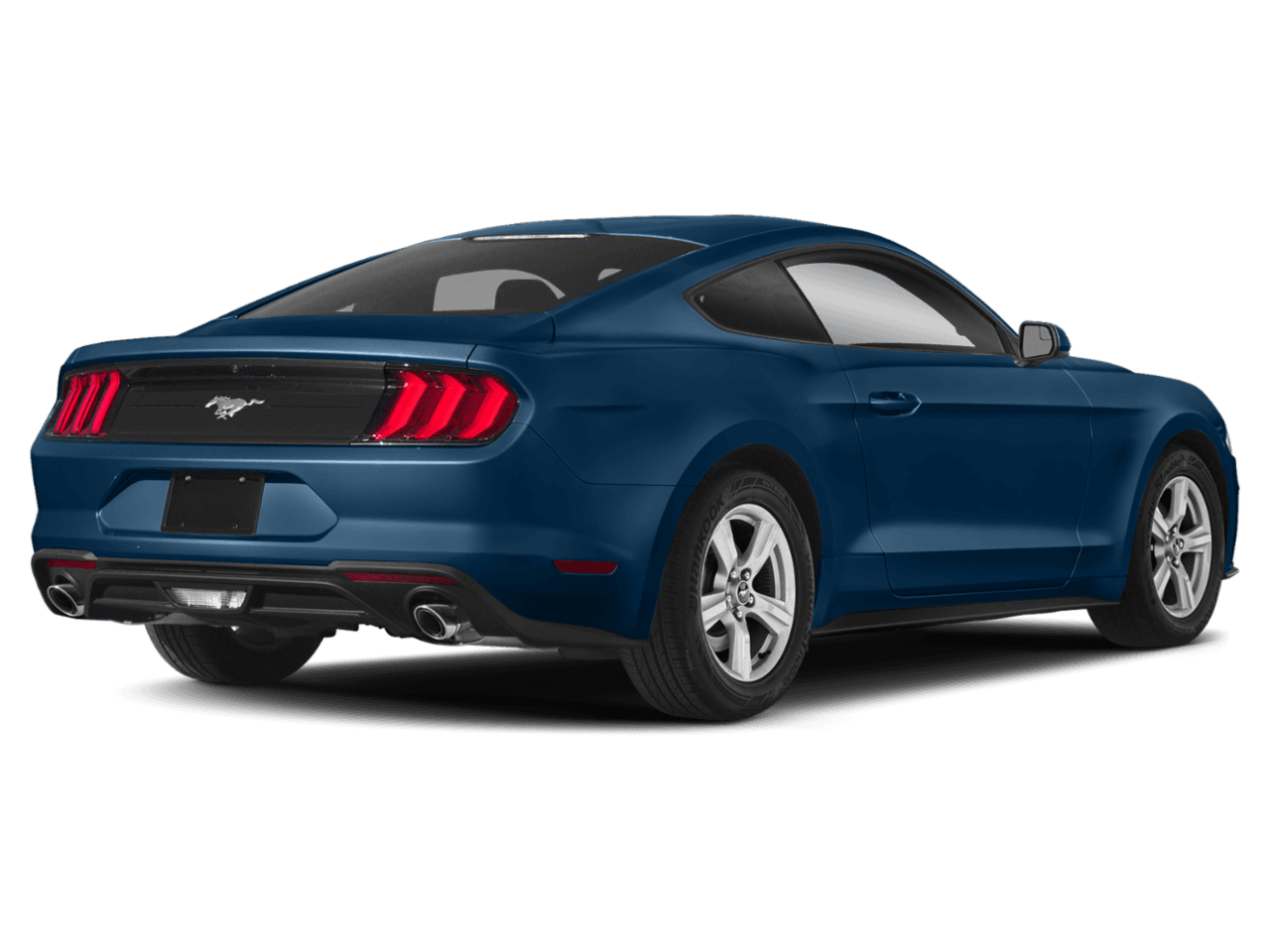 2018 Ford Mustang EcoBoost Premium Fastback - Rear 3/4, facing to the right
