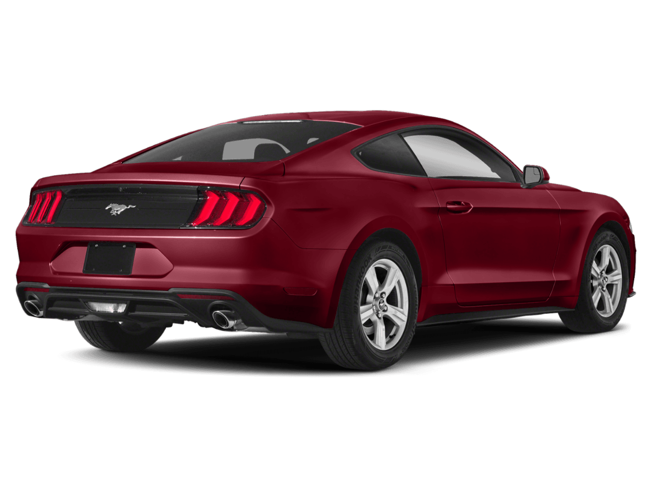 2018 Ford Mustang EcoBoost Premium Fastback - Rear 3/4, facing to the right