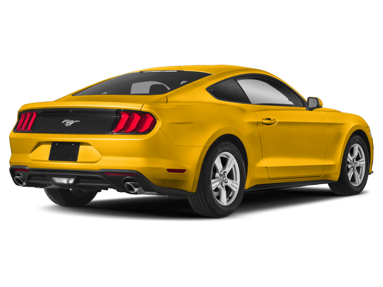 2018 Ford Mustang EcoBoost Premium Fastback - Rear 3/4, facing to the right
