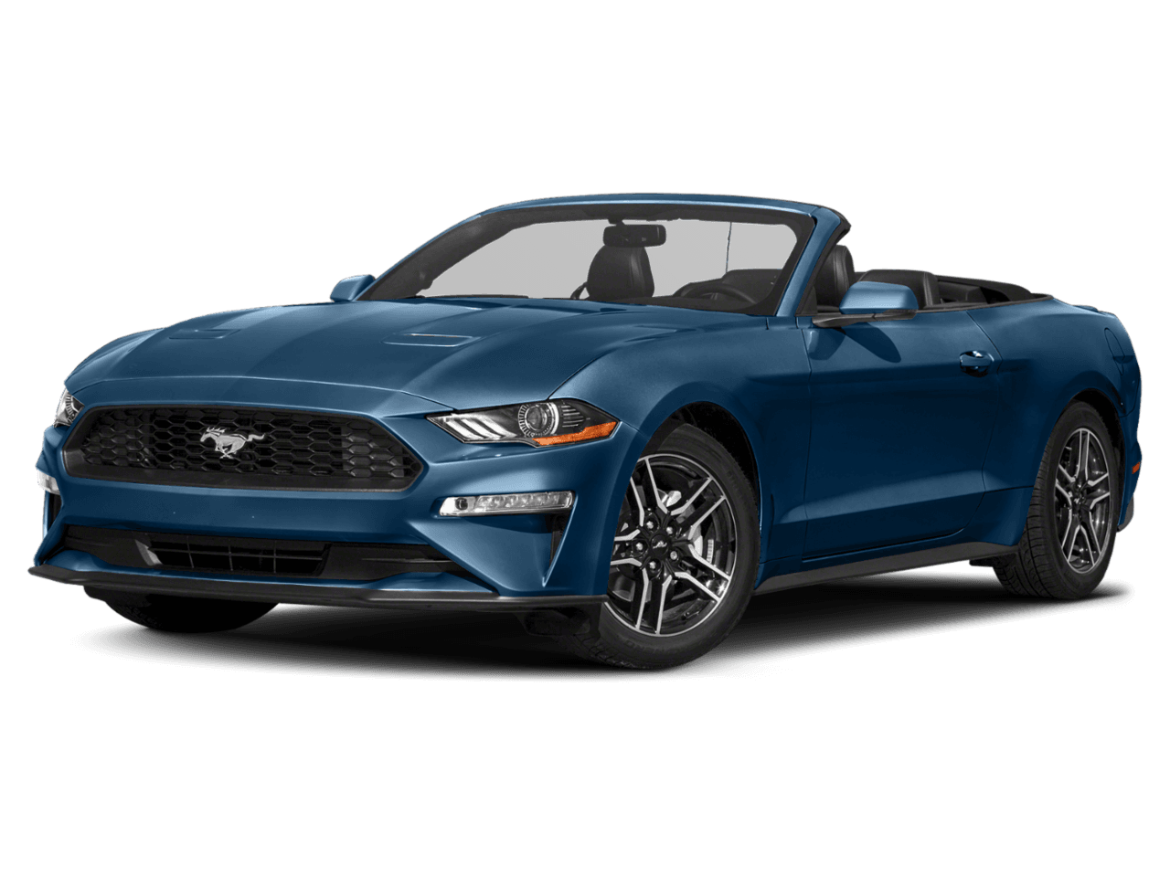 2018 Ford Mustang EcoBoost Premium Convertible - Front 3/4, facing to the left