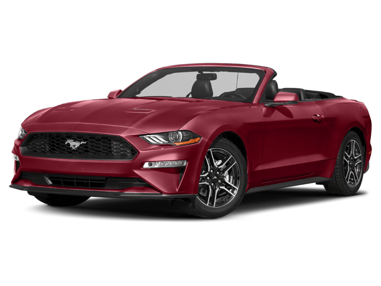 2018 Ford Mustang EcoBoost Premium Convertible - Front 3/4, facing to the left