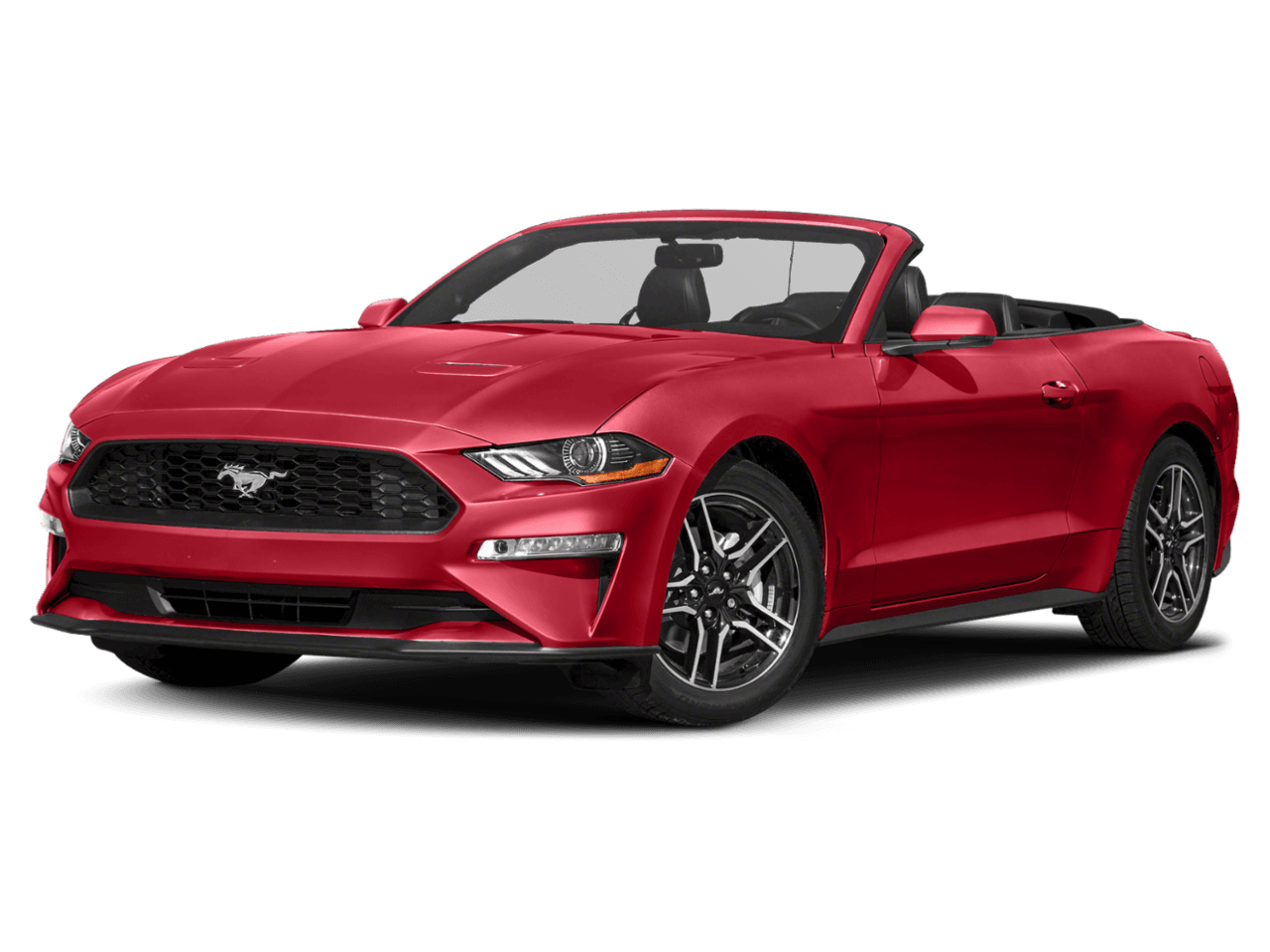 2018 Ford Mustang EcoBoost Premium Convertible - Front 3/4, facing to the left