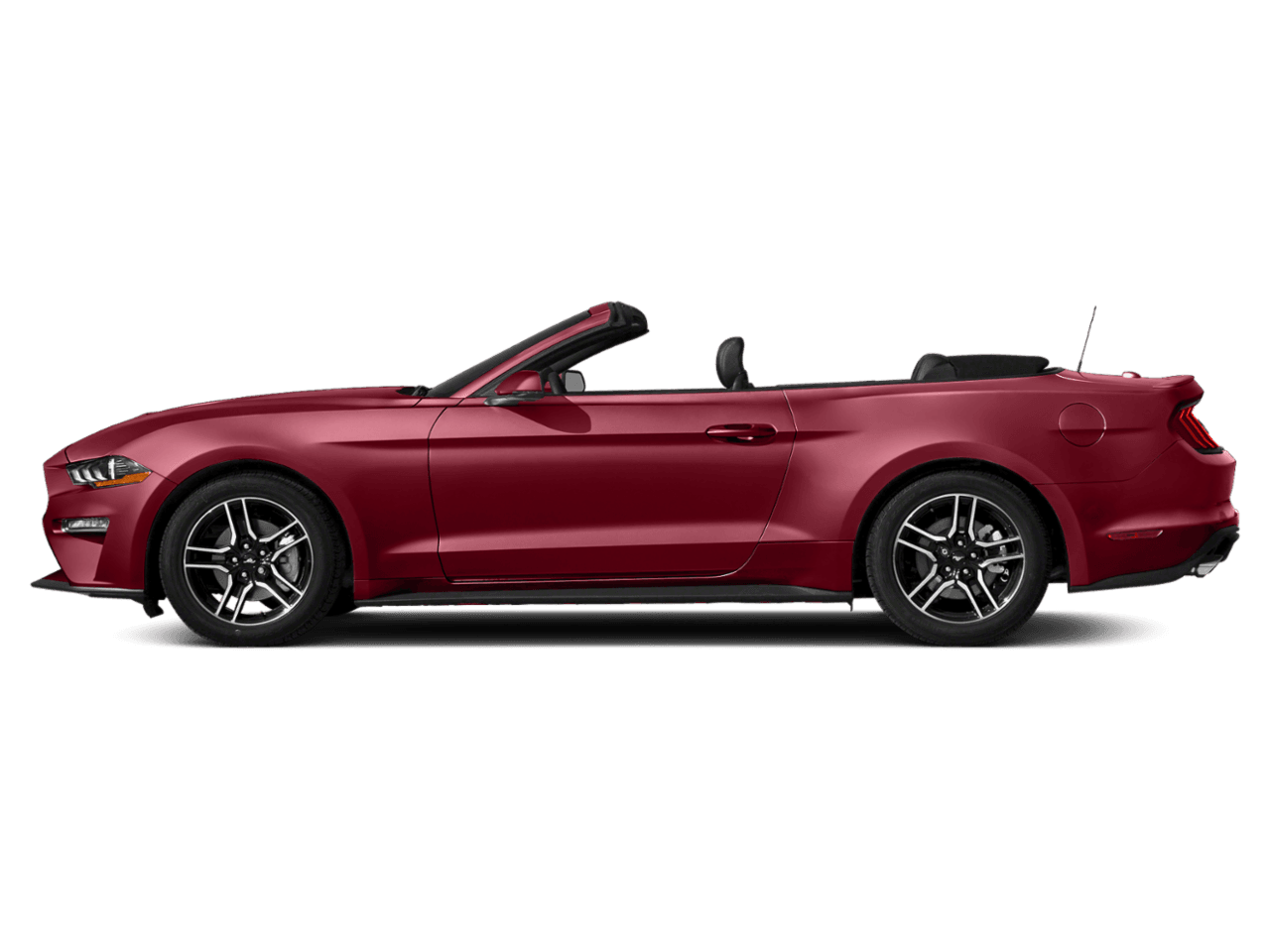 2018 Ford Mustang EcoBoost Premium Convertible - Profile, facing to the left