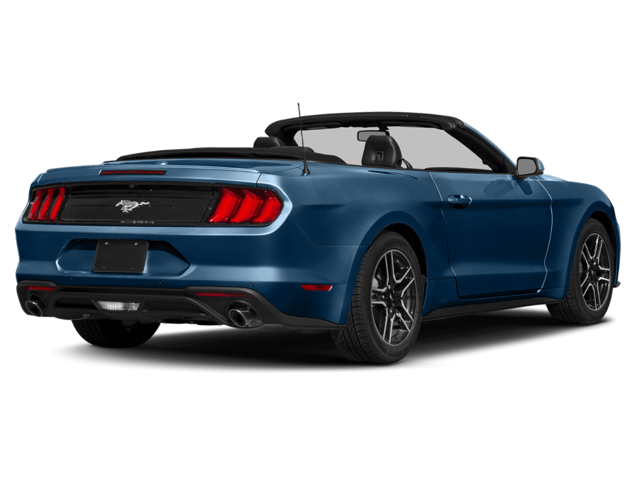 2018 Ford Mustang EcoBoost Premium Convertible - Rear 3/4, facing to the right