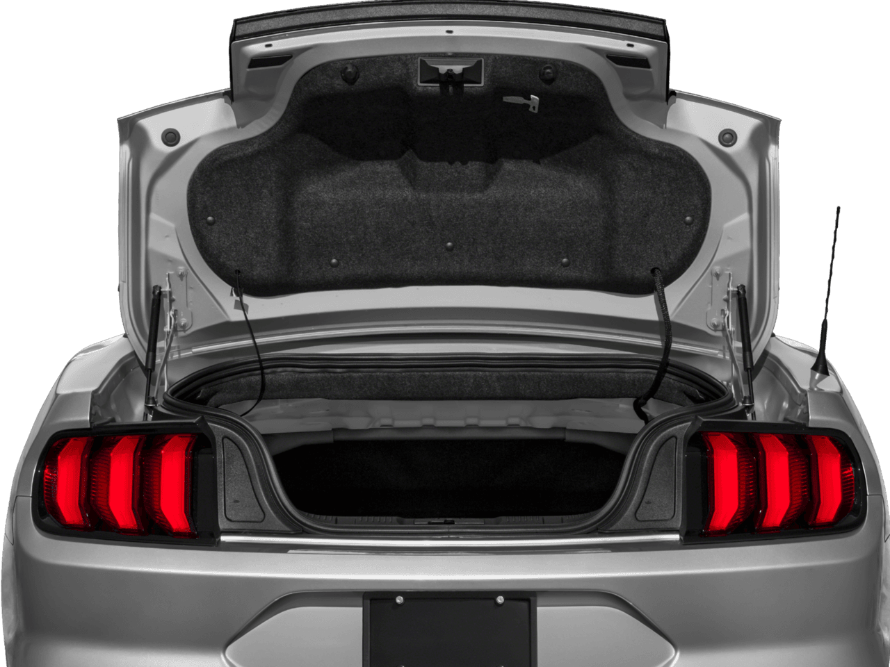2018 Ford Mustang GT Premium Convertible - Interior Trunk with Hatch Open Feature