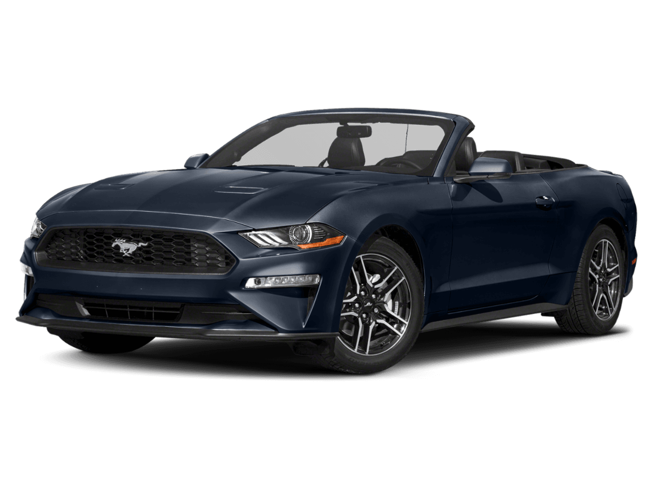 2018 Ford Mustang EcoBoost Convertible - Front 3/4, facing to the left