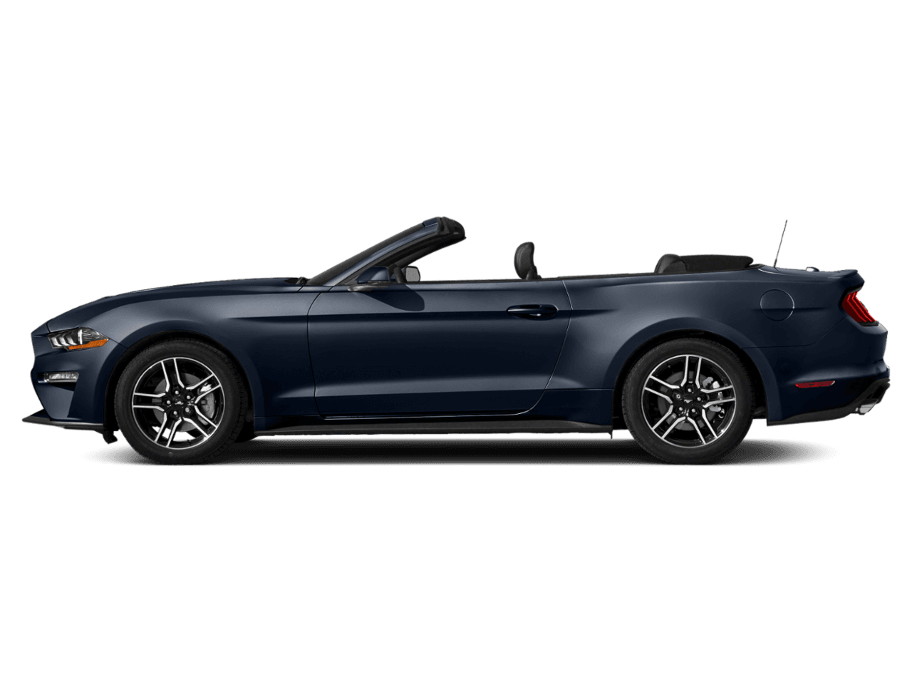 2018 Ford Mustang EcoBoost Convertible - Profile, facing to the left