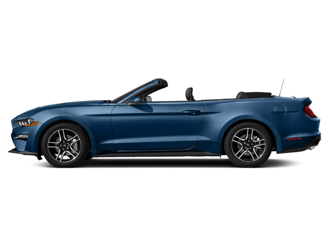 2018 Ford Mustang EcoBoost Convertible - Profile, facing to the left