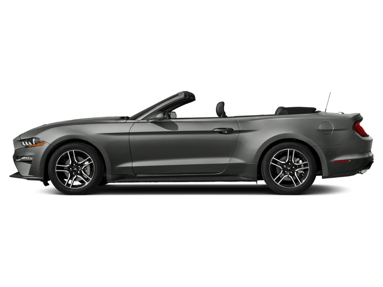 2018 Ford Mustang EcoBoost Convertible - Profile, facing to the left