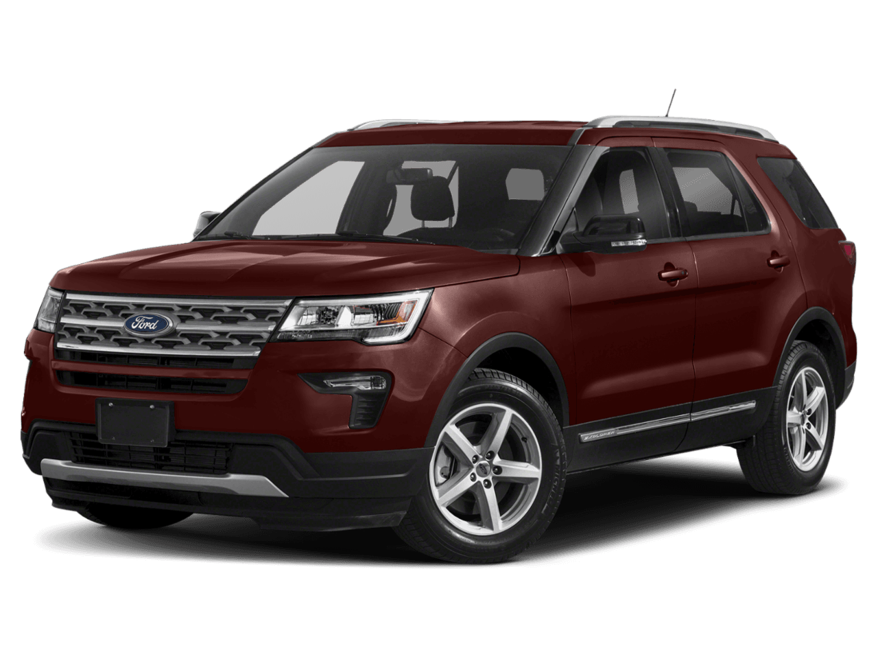 2018 Ford Explorer XLT FWD - Front 3/4, facing to the left