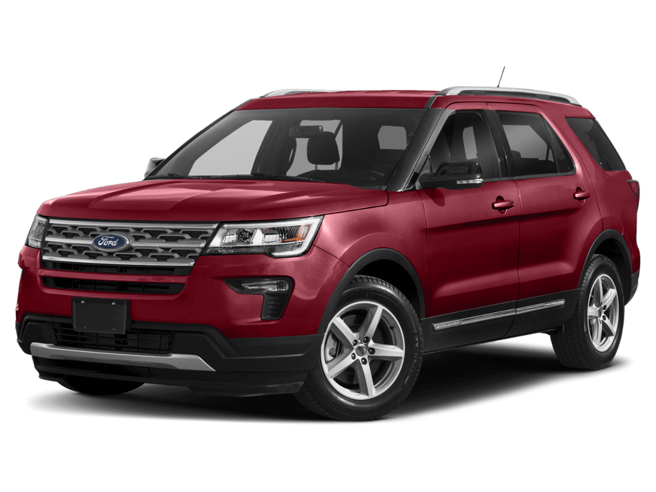 2018 Ford Explorer XLT FWD - Front 3/4, facing to the left
