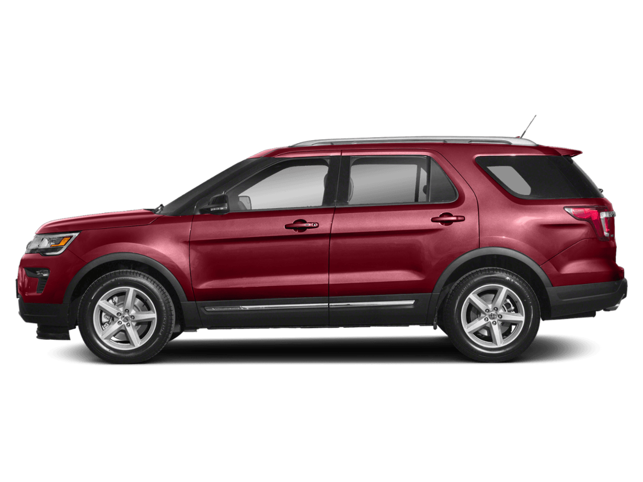 2018 Ford Explorer XLT FWD - Profile, facing to the left