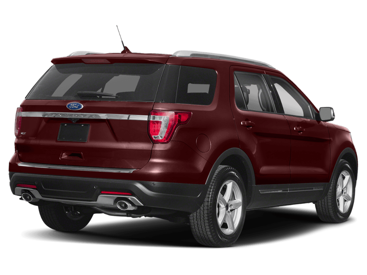 2018 Ford Explorer Limited FWD - Rear 3/4, facing to the right