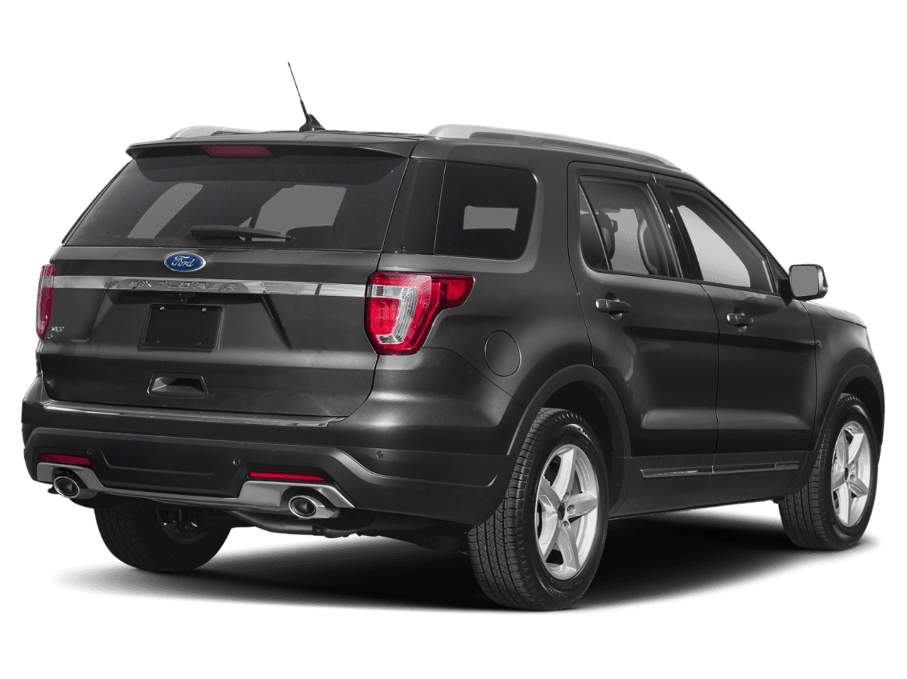 2018 Ford Explorer Limited FWD - Rear 3/4, facing to the right