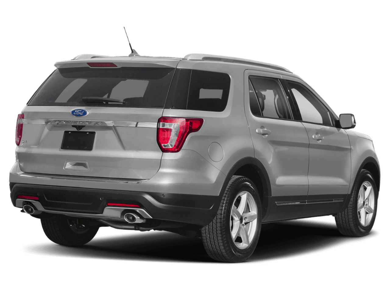 2018 Ford Explorer Limited FWD - Rear 3/4, facing to the right