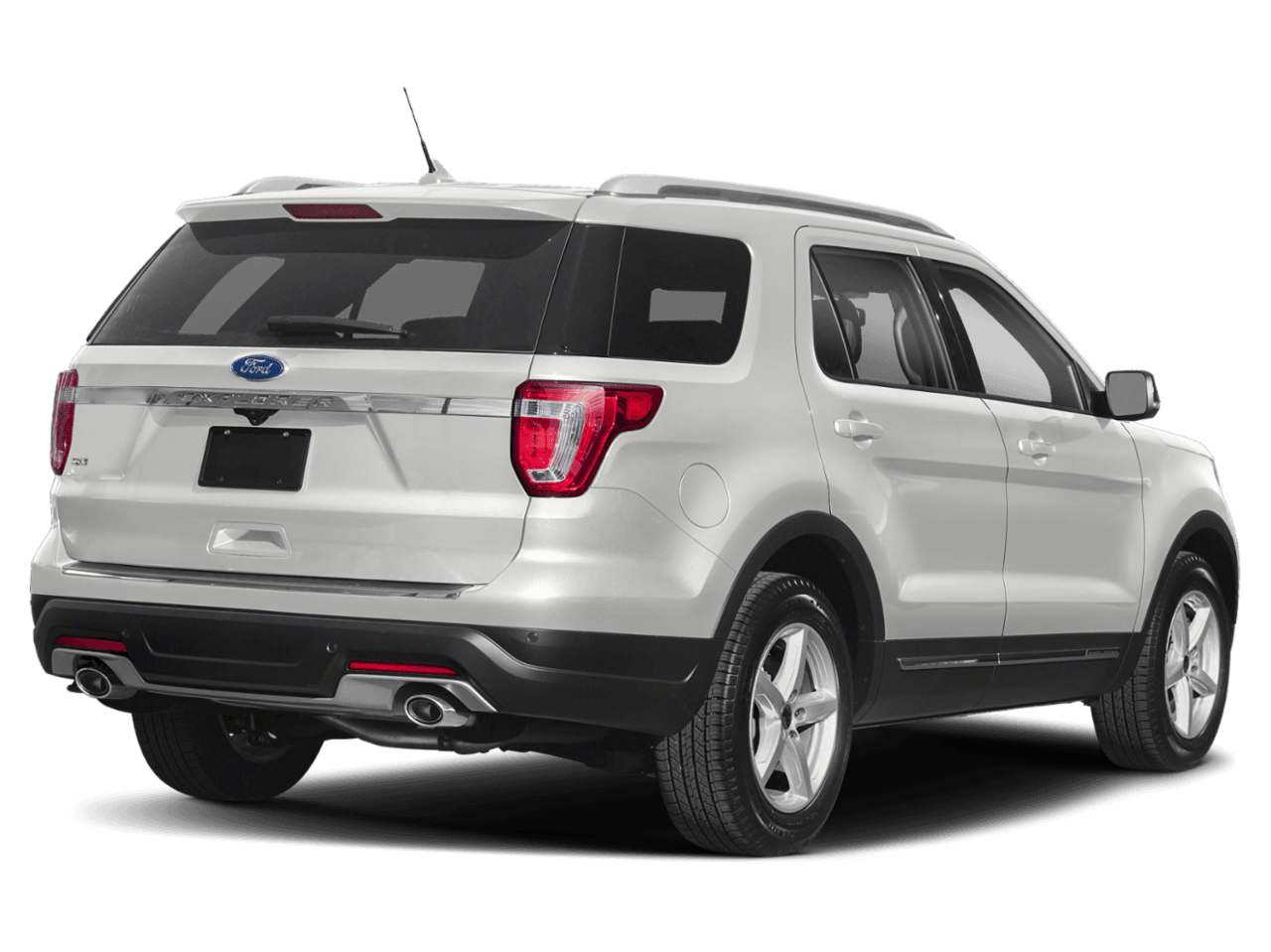 2018 Ford Explorer Base 4WD - Rear 3/4, facing to the right