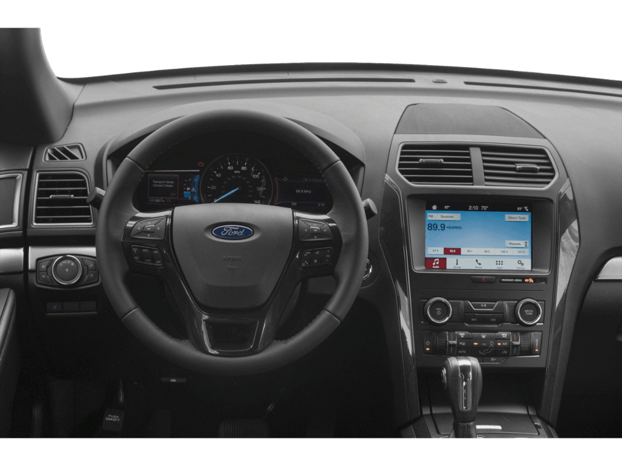 2018 Ford Explorer Platinum 4WD - Interior Drivers Dash