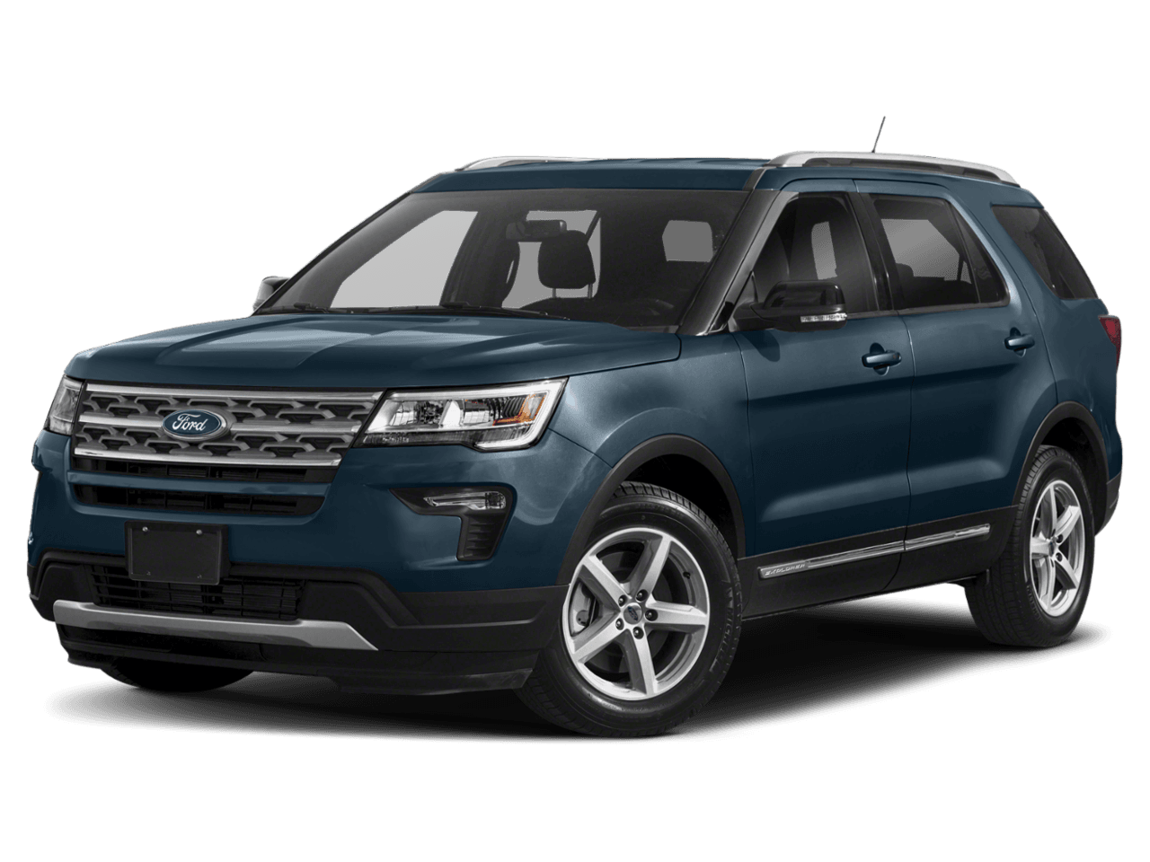 2018 Ford Explorer Platinum 4WD - Front 3/4, facing to the left