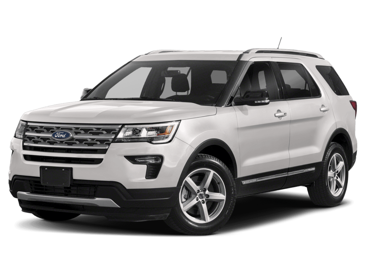 2018 Ford Explorer Platinum 4WD - Front 3/4, facing to the left