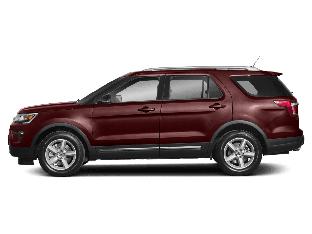 2018 Ford Explorer Platinum 4WD - Profile, facing to the left