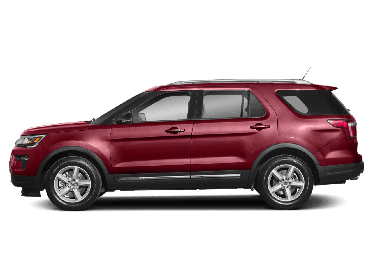 2018 Ford Explorer Platinum 4WD - Profile, facing to the left