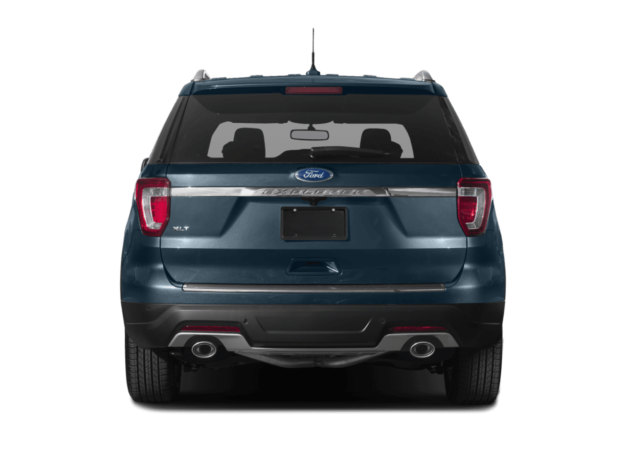 2018 Ford Explorer Platinum 4WD - Rear (full)