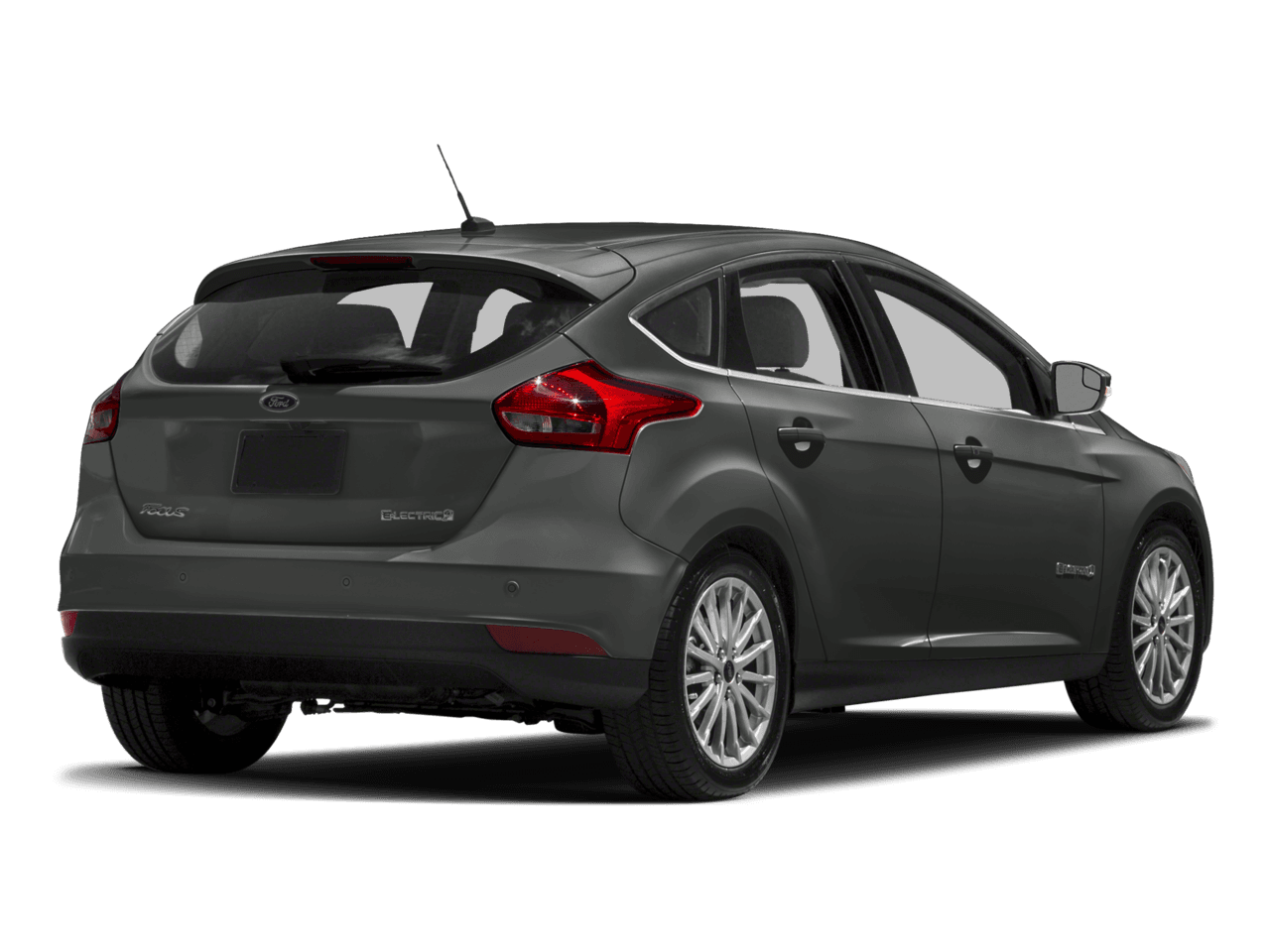 2018 Ford Focus Electric Hatch - Rear 3/4, facing to the right