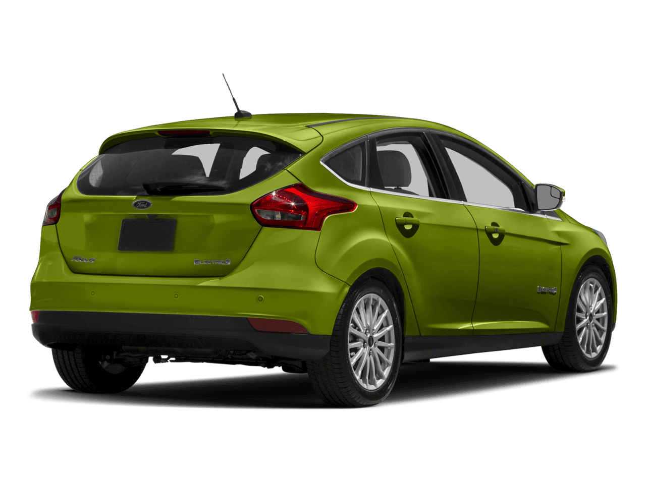 2018 Ford Focus Electric Hatch - Rear 3/4, facing to the right