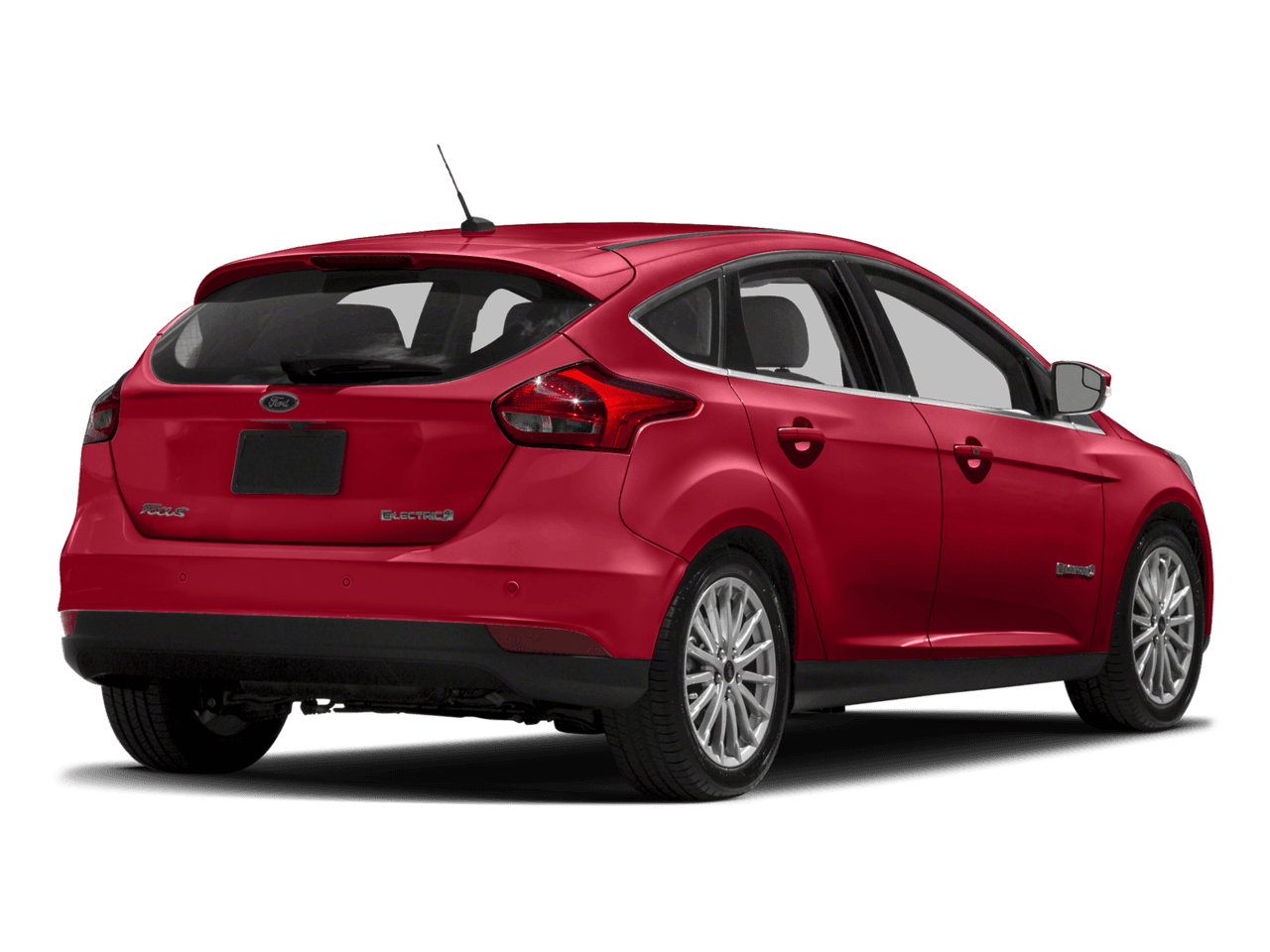 2018 Ford Focus Electric Hatch - Rear 3/4, facing to the right