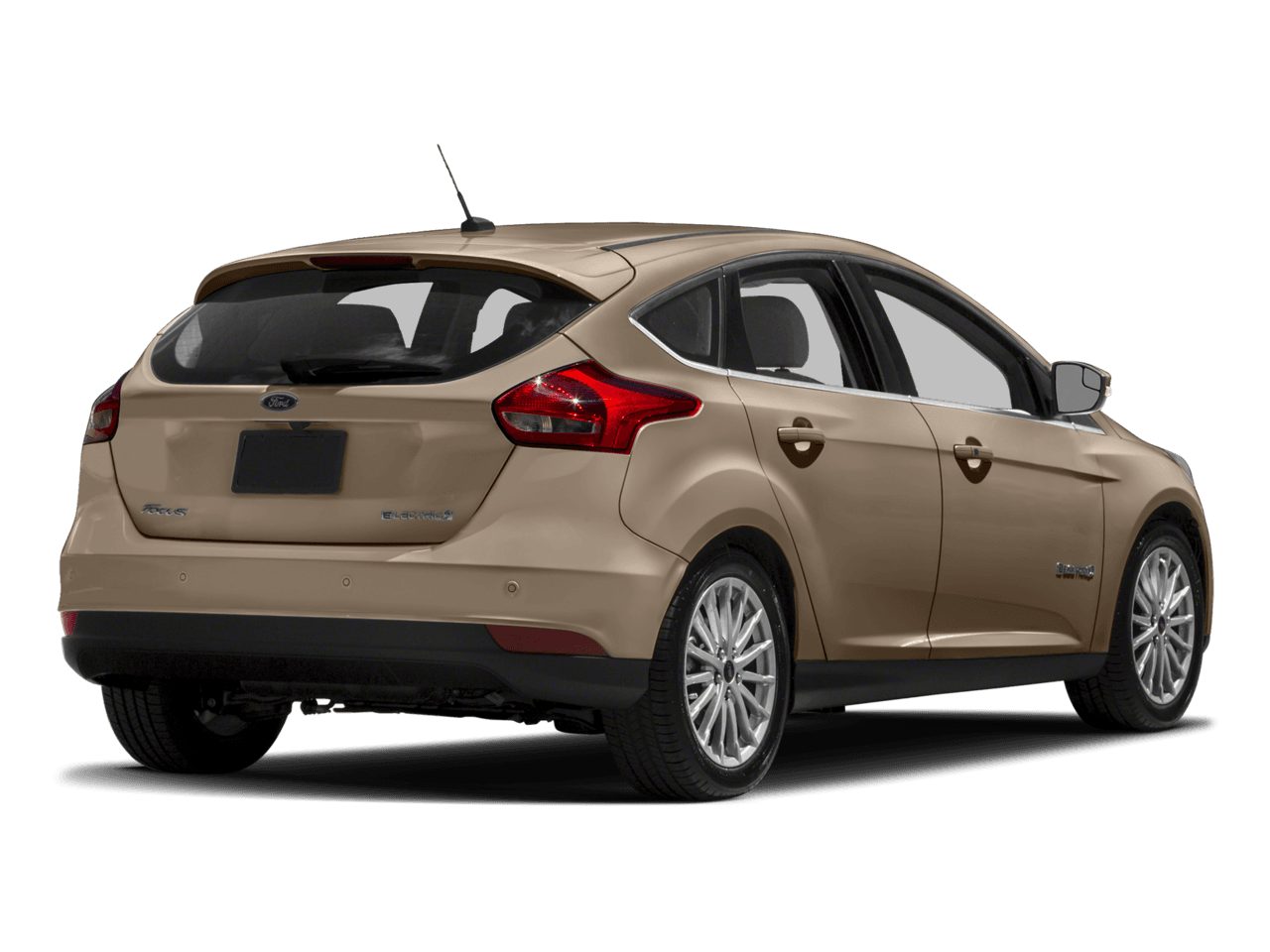 2018 Ford Focus Electric Hatch - Rear 3/4, facing to the right