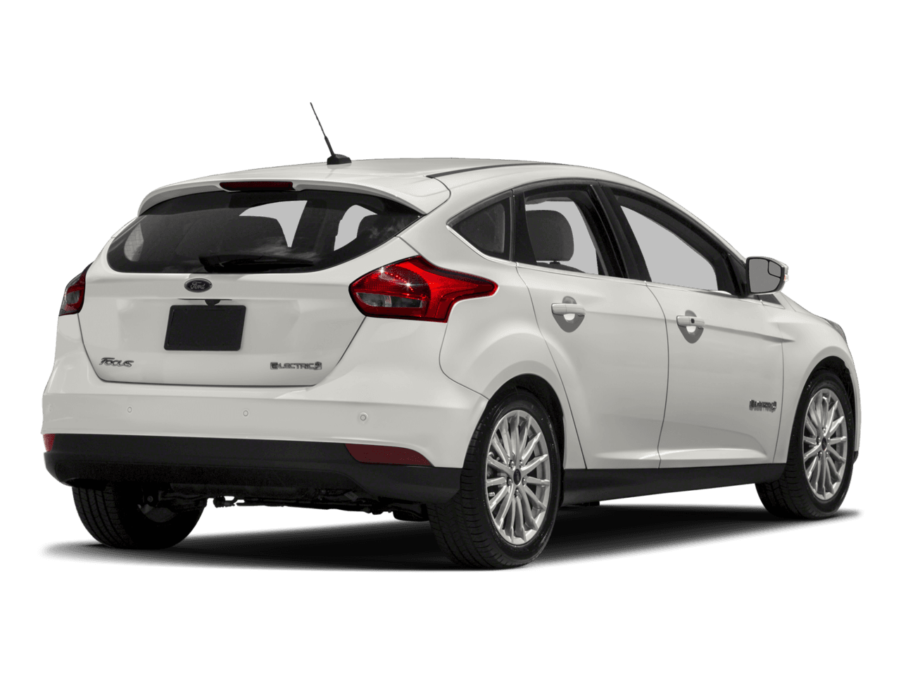 2018 Ford Focus Electric Hatch - Rear 3/4, facing to the right