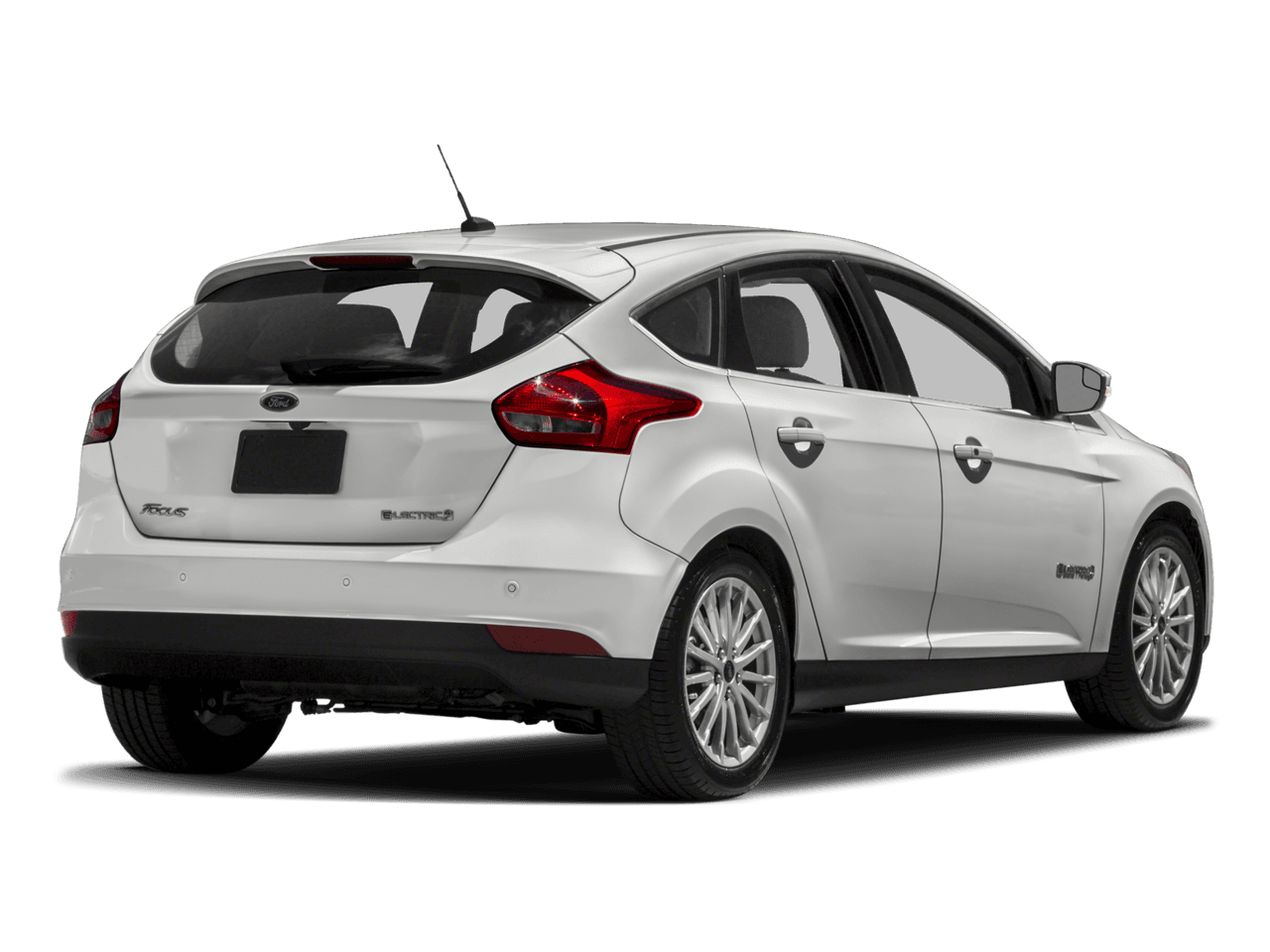 2018 Ford Focus Electric Hatch - Rear 3/4, facing to the right