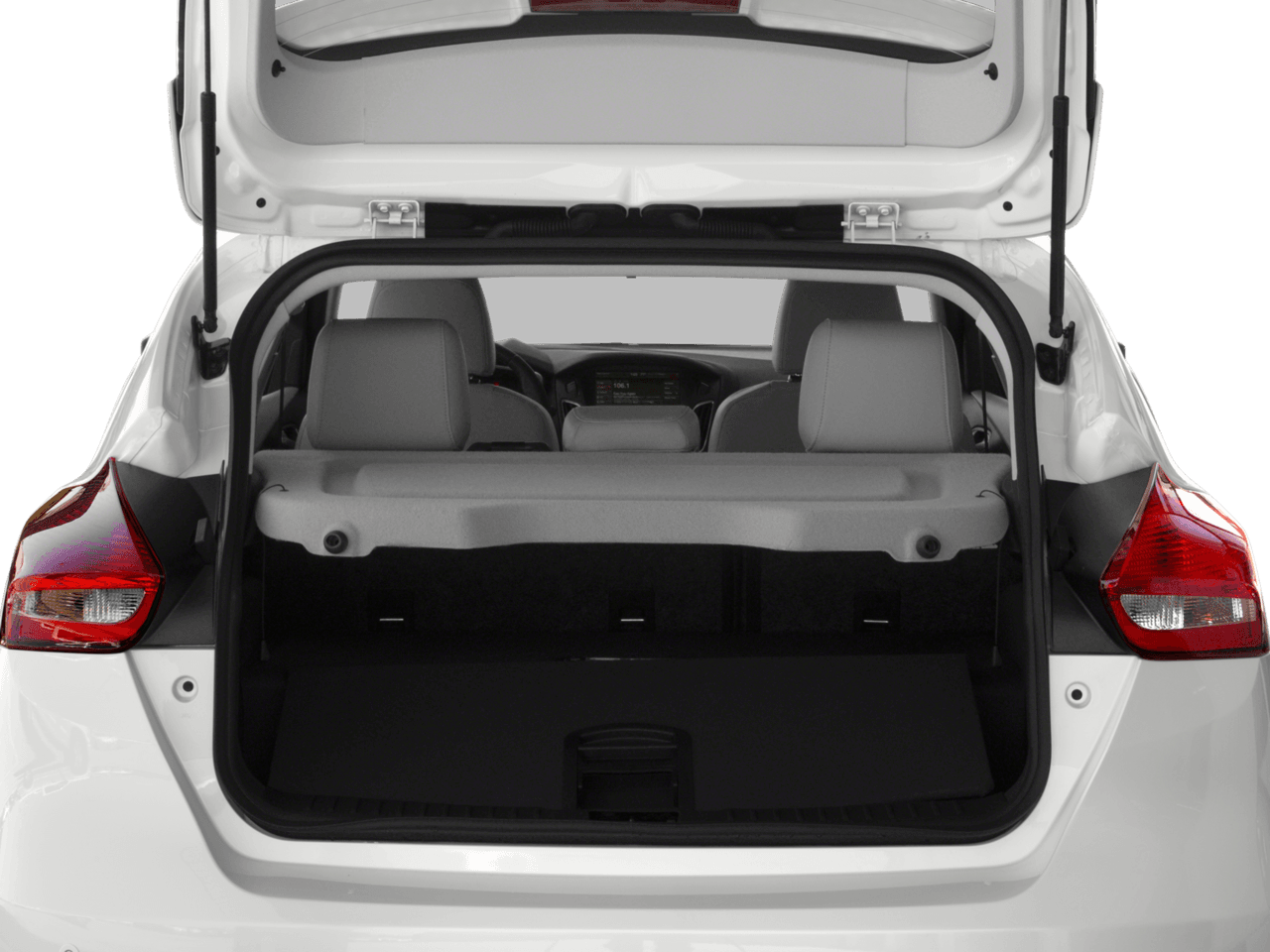 2018 Ford Focus Electric Hatch - Interior Trunk with Hatch Open Feature