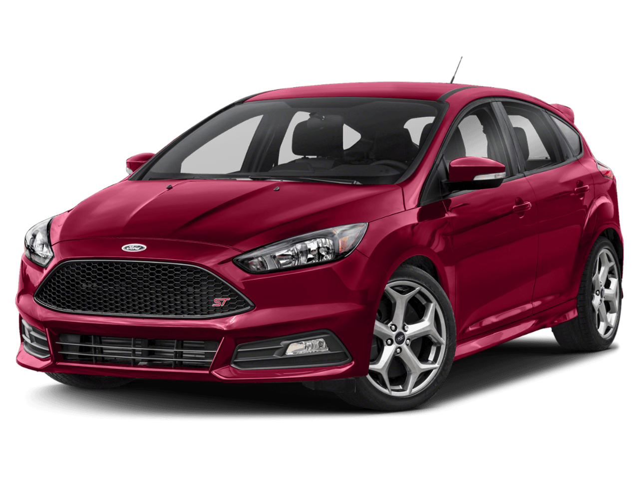 2018 Ford Focus ST Hatch - Front 3/4, facing to the left