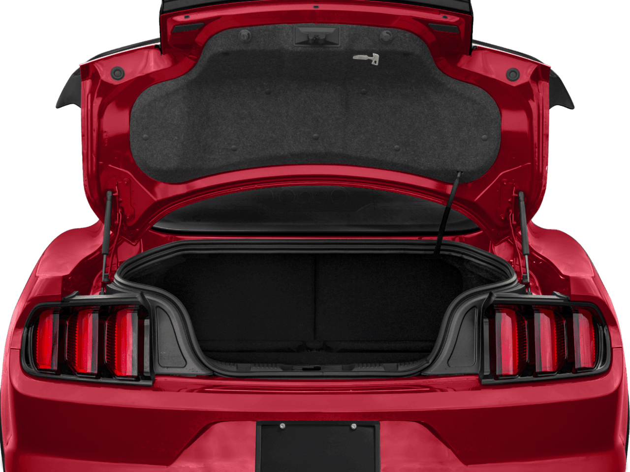 2018 Ford Mustang Shelby GT350 Fastback - Interior Trunk with Hatch Open Feature