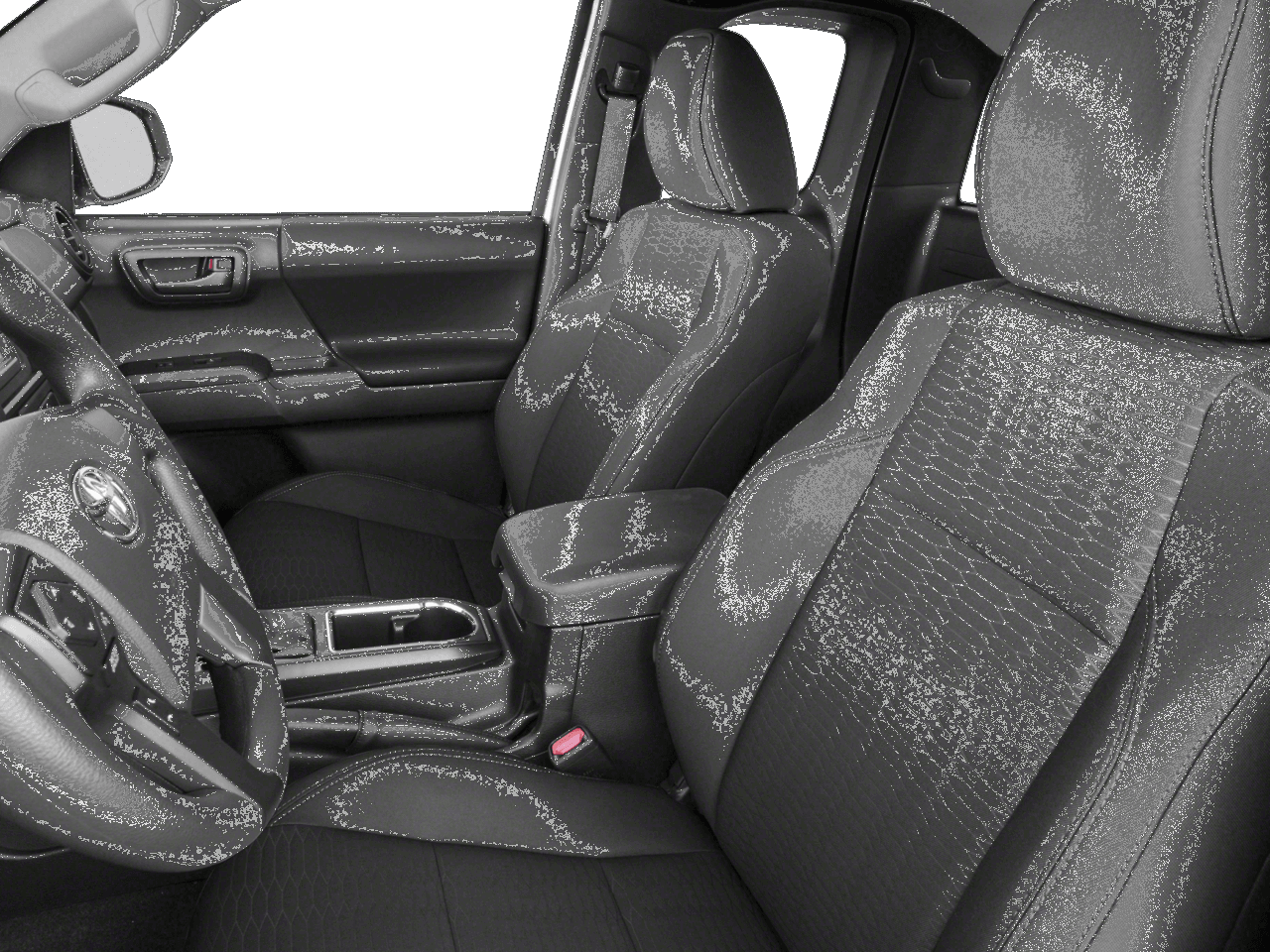 2018 Toyota Tacoma SR - Interior Driver's Side with Door Open, Front Seat Feature