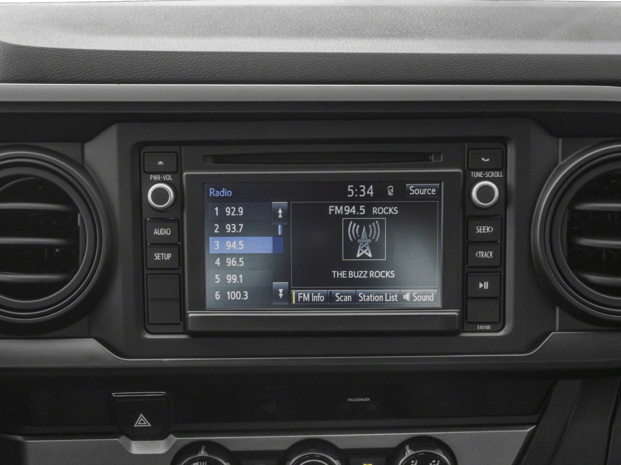 2018 Toyota Tacoma SR - Interior Stereo System